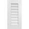 Ekena Millwork Vertical Surface Mount PVC Gable Vent: Non-Functional, w/ 3-1/2"W x 1"P Standard Frame, 14"W x 28"H GVPVE14X2801SN - alternate 1